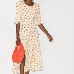 Floral Midi Dress by Rixo London. Size 8
